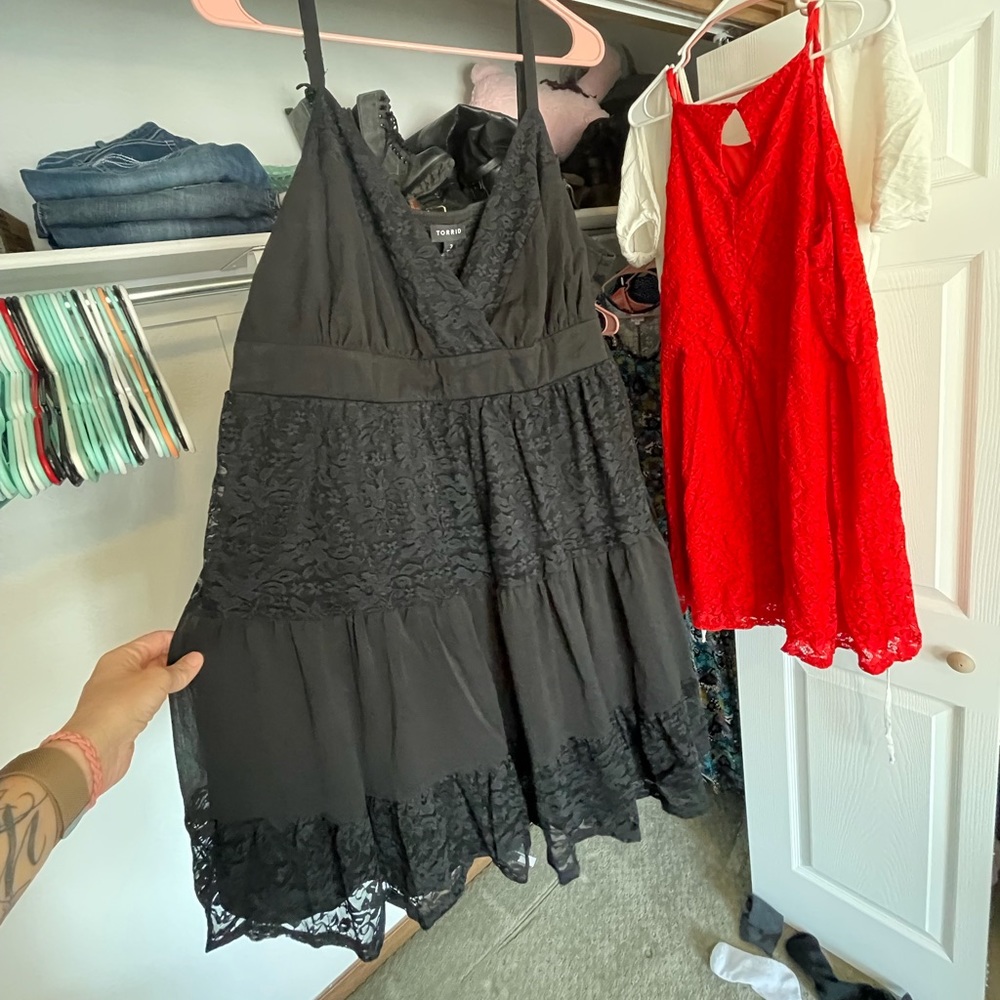 Black tank dress from torrid